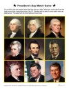 Presidents’ Day Match Game