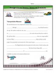 Progressive Story Adverb Clauses Worksheet