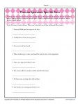 Pronoun Agreement Worksheet Activity - Spot the Error
