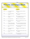 Proverbs and Adages Match