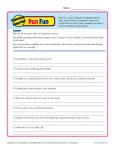 Pun Fun - Practice Worksheet Activity