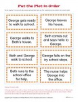 Cut-Out Action Card Activity - Put the Plot in Order