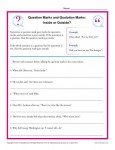 Question Marks Inside or Outside? Worksheet Activity