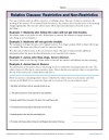 Relative Clauses: Restrictive and Non-Restrictive