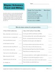 Rhyme Scheme Worksheet - Frost and Millay