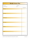 Weekly Lesson Plan Template with Standards – Secondary