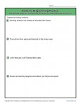 Sentence Diagramming Worksheet Practice Activity- Compound Subjects, Predicates and Sentences