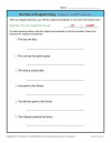 Sentence Diagramming Practice: Subject and Predicate