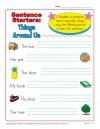 Sentence Starters:  Things Around Us