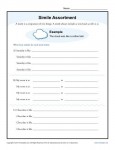 Simile Practice Activity