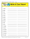 Third Grade Spelling Words List – Week 4