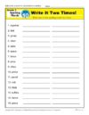 Third Grade Spelling Words List – Week 10