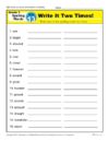 Third Grade Spelling Words List – Week 13