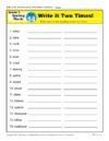 Third Grade Spelling Words List – Week 14