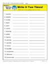Third Grade Spelling Words List – Week 29
