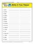 3rd Grade Spelling Words Week 32 – K12Reader Spelling Curriculum