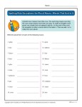 Spelling Rule Exceptions for Plural Nouns - Words That End in S