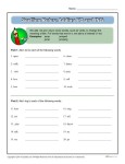 Printable Spelling Rules Worksheet - Adding ED and ING