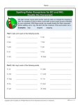 Spelling Rules Exceptions for ED and ING: Double the Consonant