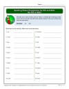 Spelling Rules Exceptions for ED and ING: Words with No ED