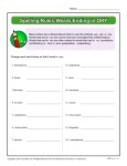 Spelling Rules Classroom Activity - Words Ending in ORY