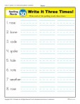 1st Grade Spelling Words Week 30 - K12Reader Spelling Curriculum