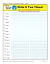 Second Grade Spelling Words List – Week 1
