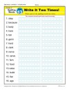 Second Grade Spelling Words List – Week 13