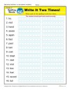 Second Grade Spelling Words List – Week 16