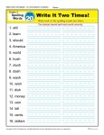 2nd Grade Spelling Words Week 20 – K12Reader Spelling Curriculum