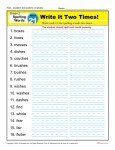 2nd Grade Spelling Words Week 21 – K12Reader Spelling Curriculum