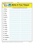 2nd Grade Spelling Words Week 22 – K12Reader Spelling Curriculum