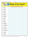 Second Grade Spelling Words List – Week 24