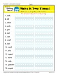 2nd Grade Spelling Words Week 27 – K12Reader Spelling Curriculum