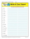 Second Grade Spelling Words List – Week 3