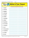 Second Grade Spelling Words List – Week 32