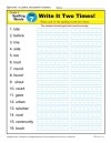 Second Grade Spelling Words List – Week 7