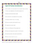 Which Sentences Are Examples of Faulty Coordination?