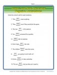 Subject Verb Agreement Worksheet Activity - Negative Contractions