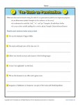 Punctuation Worksheet - Practice Using the Slash