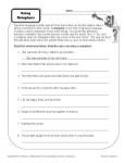 Using Metaphors - Printable Worksheet Activity to Practice Figurative Language