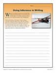 Writing Worksheet Activity - Inference