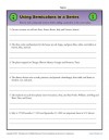 Using Semicolons in a Series