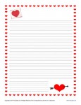 Valentine's Day Writing Paper for Kids