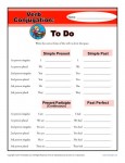 Verb Conjugation Worksheets - To Do