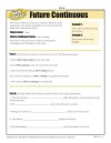 Verb Tense Worksheet: Future Continuous