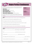 Future Perfect Continuous Verb Tenses Worksheet