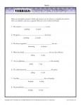 Verbals Worksheet Activity - Gerund Versus Infinitive