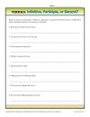 Verbals: Infinitive, Participle or Gerund?