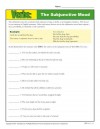 Practicing Verbs Worksheet Activity - The Subjunctive Mood